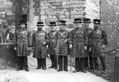 Yeoman Warders of the Tower of London by English Photographer